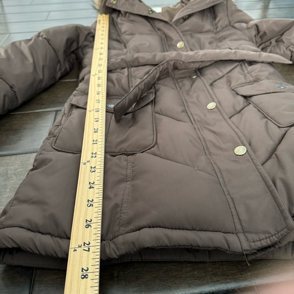 ❤️3/$30 Old Navy Dark Brown Coat - Picture 9 of 11